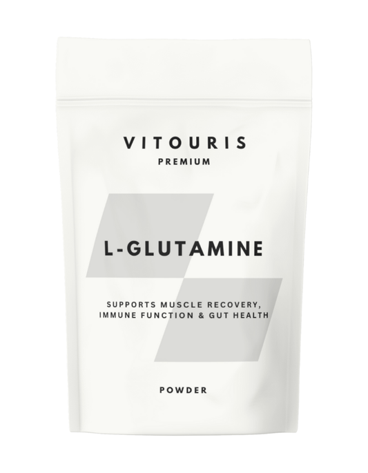 L Glutamine Powder  Amino Acid No Additives GMO Free Vegan - 100G Pack